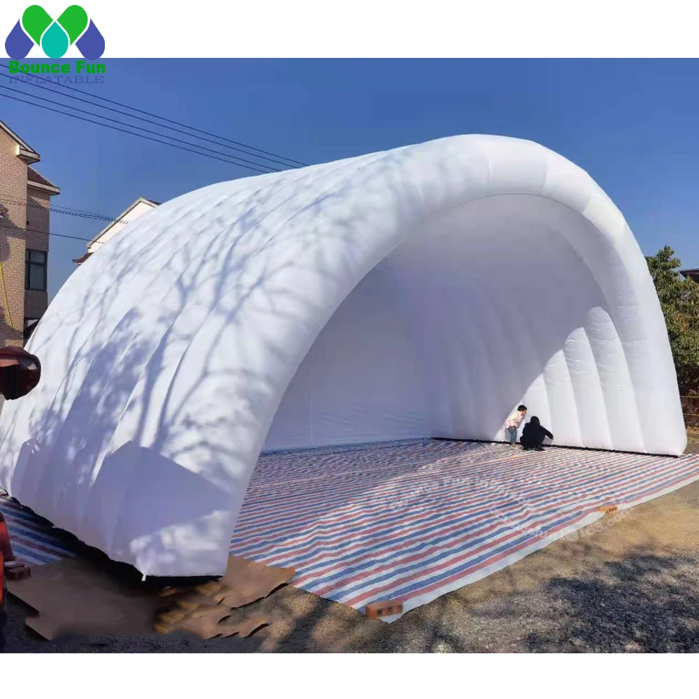 Personalized Large Inflatable Stage Cover Shelter Disco Tunnel Tent Wedding Party Dinning House Car Exhibition Garage Marquee