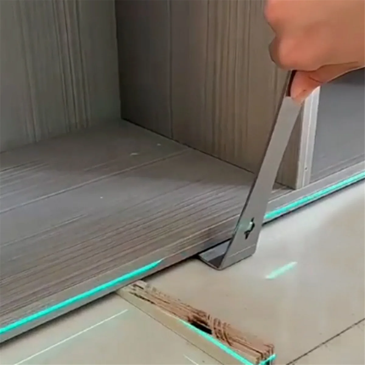 ABNH 2PCS Barra di leva Raschietto Estrattore per chiodi Piede di porco piatto in acciaio inossidabile Bordo angolato Barra di leva per tirare e raschiare Strumento Ape Gear