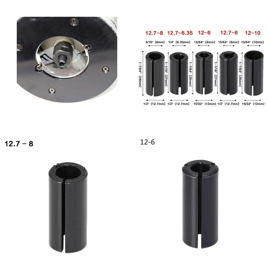 

652F Цанговый хвостовик Фрезы Инструменты Адаптеры Держатель хвостовика Фреза Переходной патрон