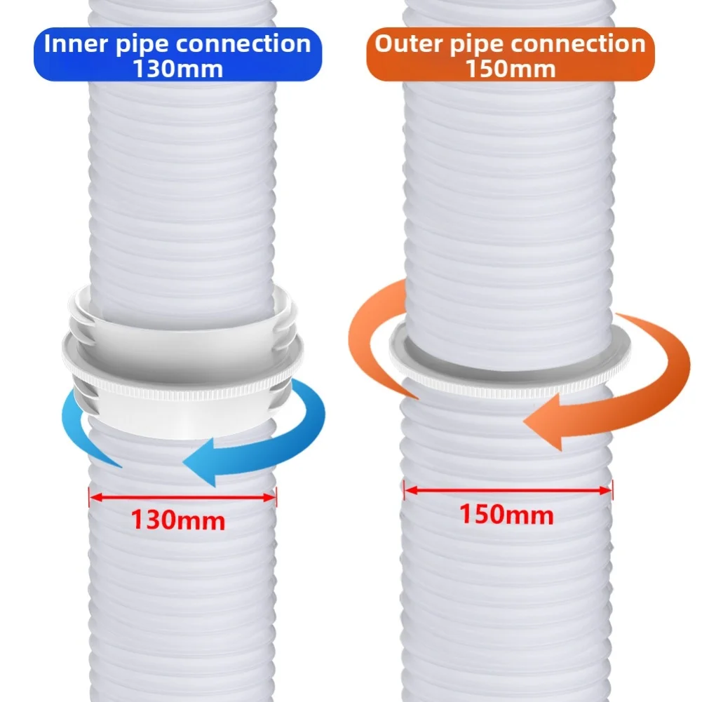Efficient Airflow Connection Duct Reducer Air Conditioning Adapter Efficient Cooling Performance Compact And Portable