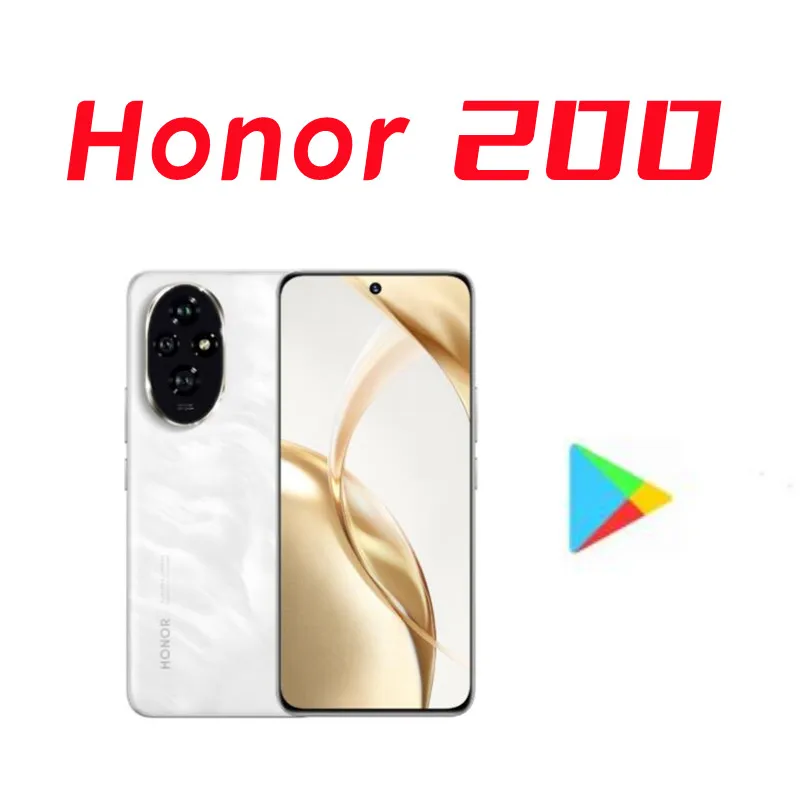 جديد HONOR 200 5G 6.7 بوصة OLED شاشة منحنية Snapdragon 7 Gen 3 ثماني النواة 50MP كاميرات ثلاثية 100 واط SuperCharge