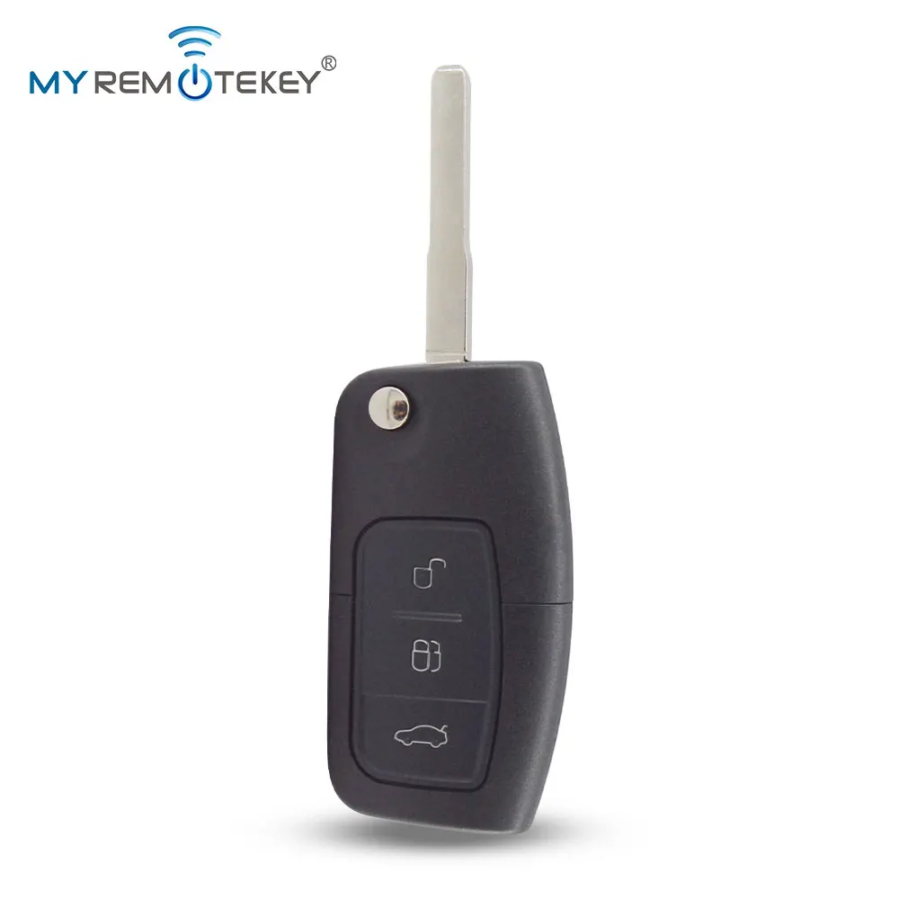 3M5T15K601AB flip remote key 3 button HU101 434Mhz 4D63 / 4D60 chip for Ford Focus 3M5T-15K601-AB