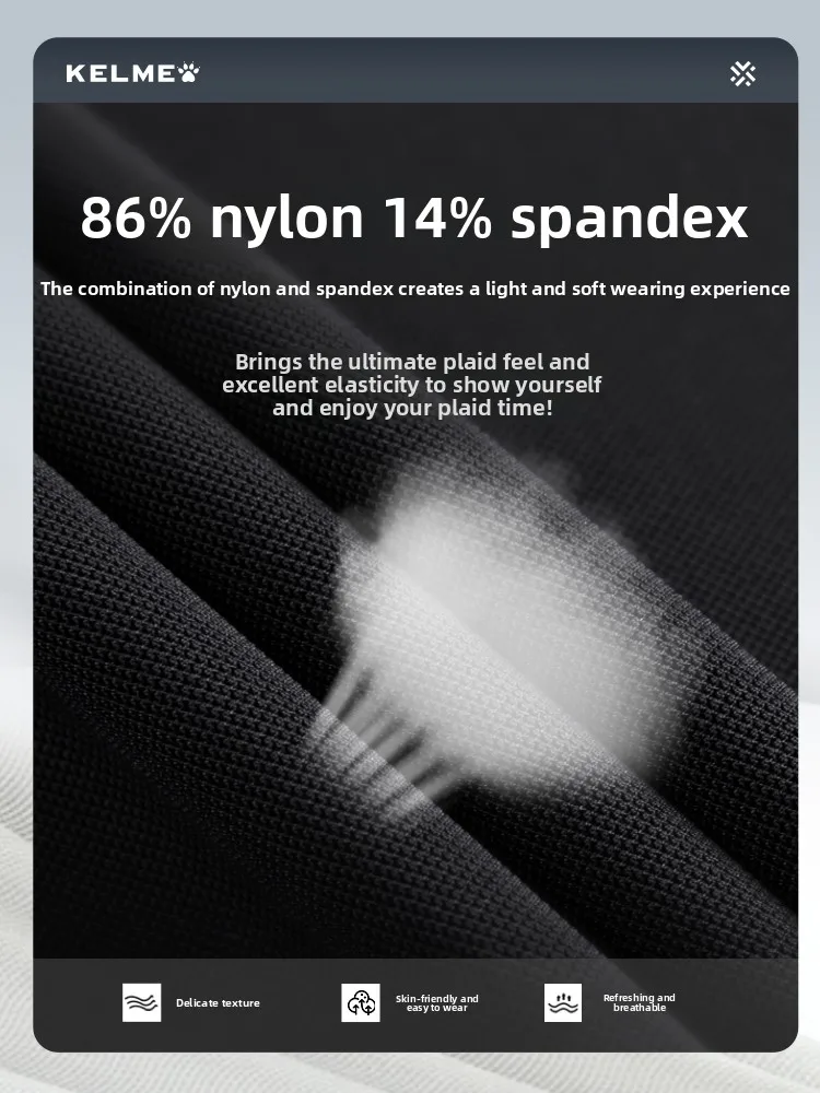 Kelme Herren Poloshirt Revers Wandern Sport T-Shirt Atmungsaktiv Casual Business Kurzarm Outdoor Camping Top