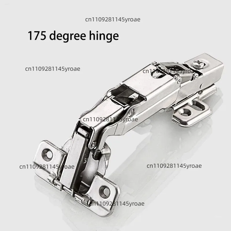 175‑Degree Soft‑Close Frameless Cabinet Hinges 2‑Pieces Furniture Hardware Component