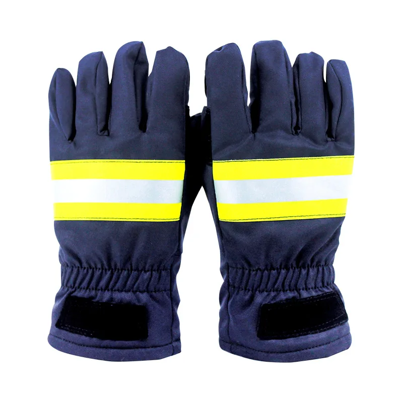 Fire Gloves Forest Fire Extinguishing Flame Retardant Emergency Rescue Reflective Strip High-Temperature Resistant Protective