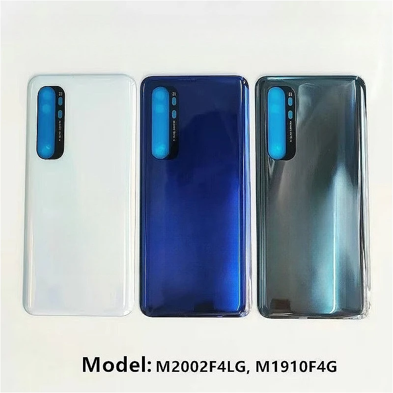 Note10 Lite Battery Back Cover For Xiaomi Mi Note 10 Lite Rear Housing Glass Case Replace Repair Spare Parts M2002F4LG M1910F4G