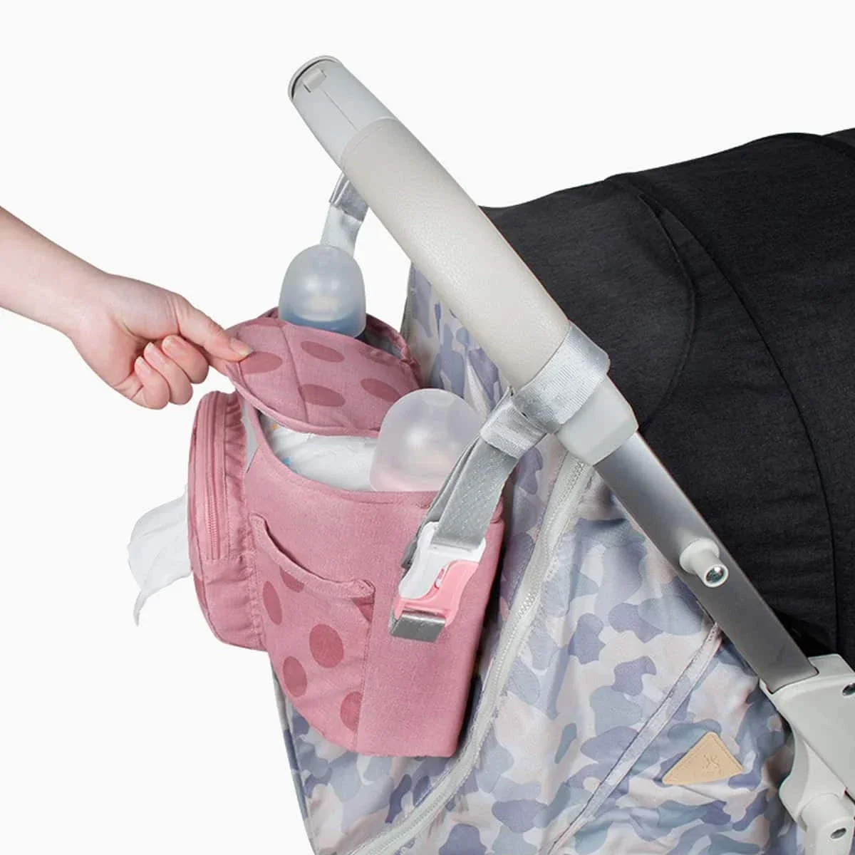 1pc Multifunctional Mummy Bag Large Capacity Travel Stroller Hanging Bag Storage Bag Hanging Bag Stroller Hanging Bag