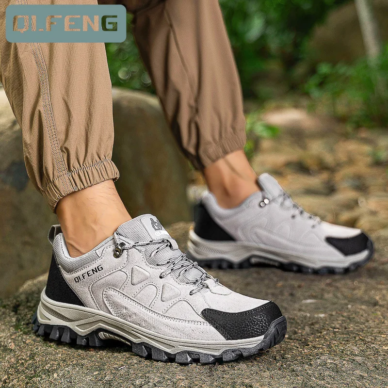 PLUS SIZE Men Women Adventure Sneakers Durable Grip Non-Slip Shoes Lace-Up Comfort Ideal for Outdoor Hiking Boots Men Footwear image 6