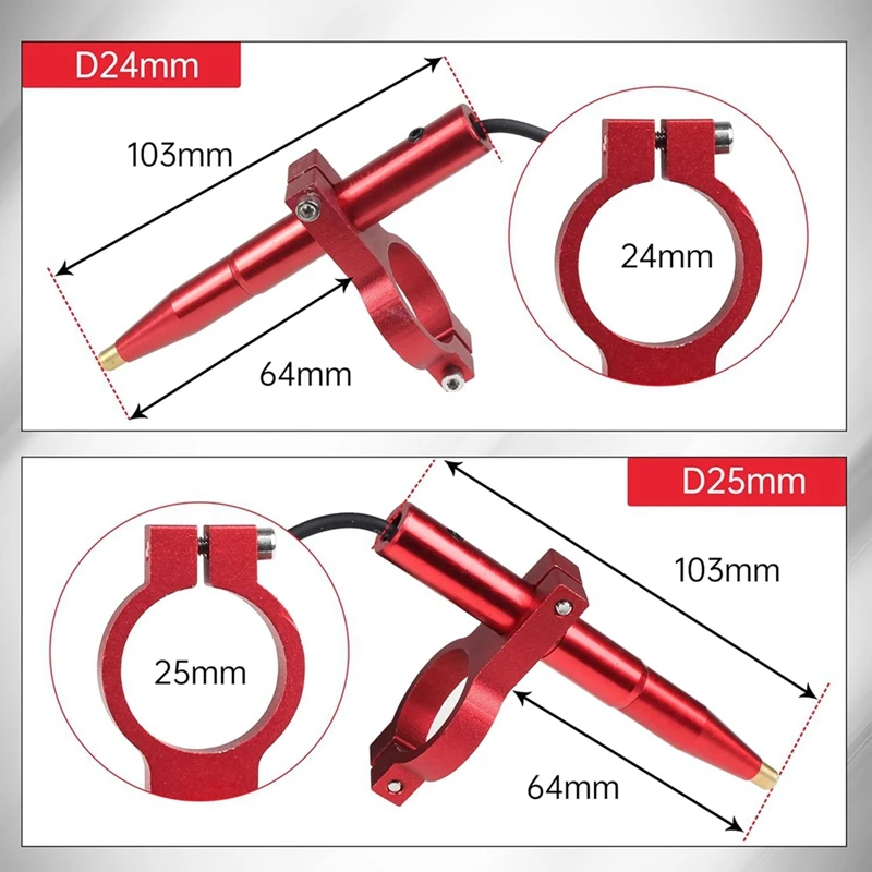 B62B Laser Auto Focus Sensor, Z-Axis Focusing Device with 24mm Ring Connector, Automatic Lifting Table for CO2 Laser Engraving