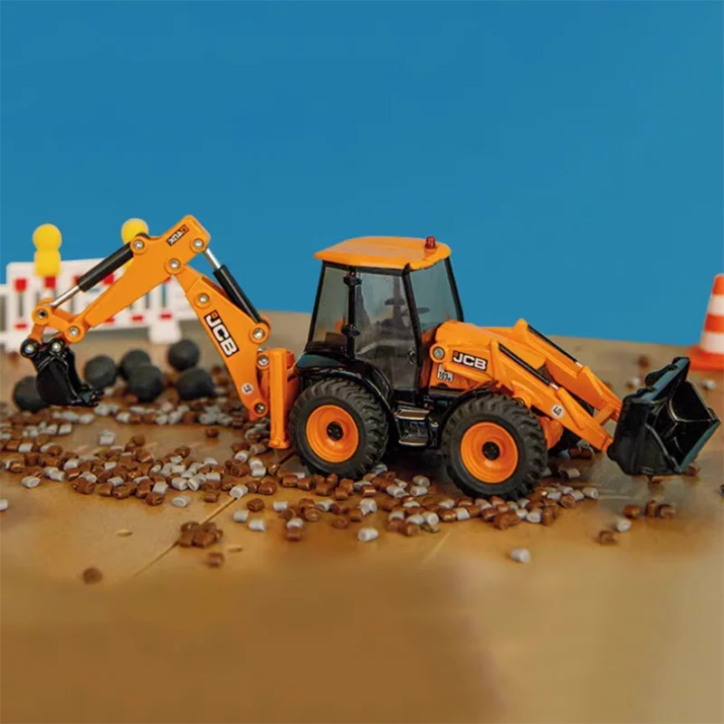 Diecast 1:50 Scale Siku 3558 JCB 4CX Excavator Loader Alloy Vehicle Model Finished Simulation Collection Decoration Gift Toys