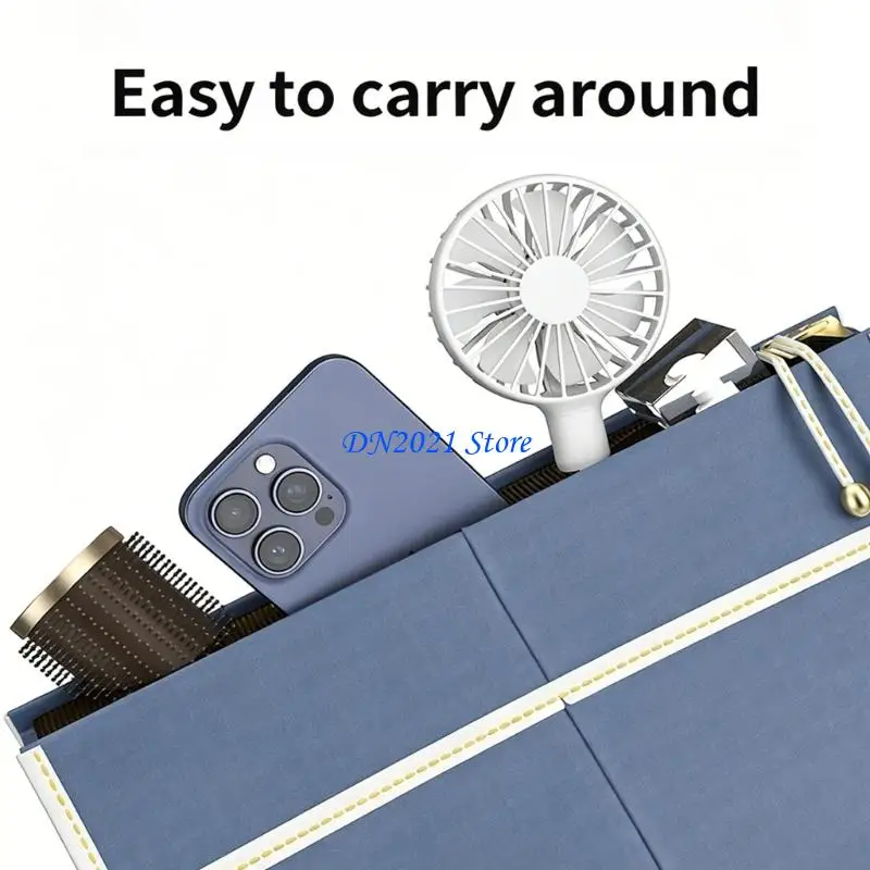 F3KE Type C Plug Fan Low Noise Portable Fan 360 Degree Adjustable Cooling Fan for Indoor