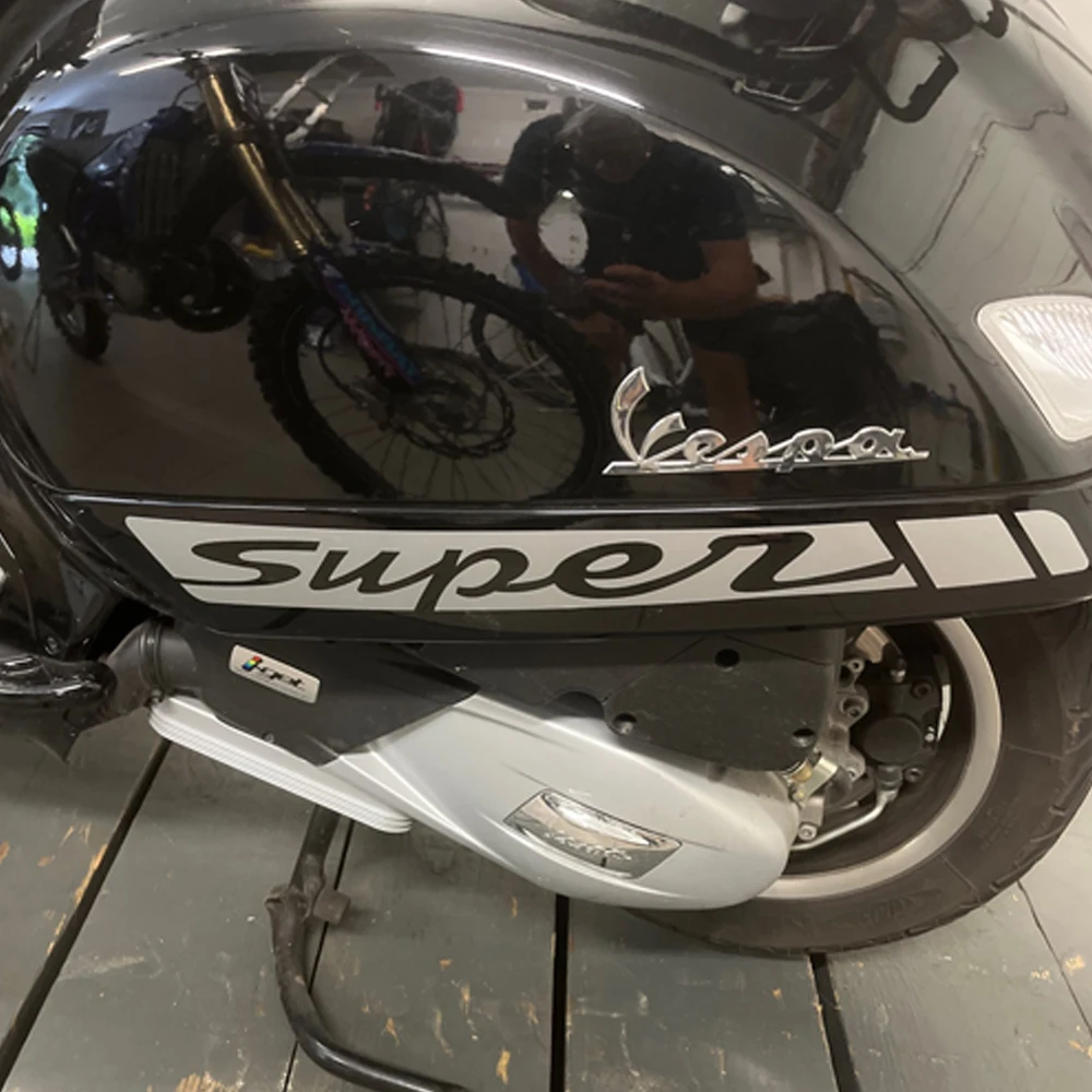 For Vespa GTS250 GTS 300 GTV 250 GTV 300 GTS250 GTS300 GTV300 GTV300 Motorcycles Scooter Sticker Set Side Body Decals Waterproof