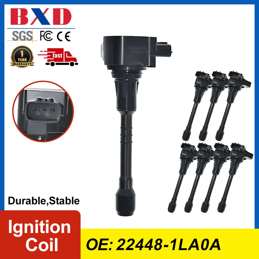 

Катушка зажигания 22448-1LA0A, 1/8 шт., для Nissan Patrol 2010-2017, Armada 2017-2020, Infinit QX56 2011-2013, Infiniti QX80 2014-2019