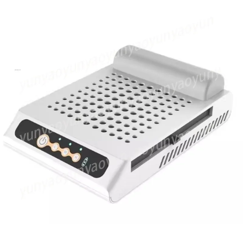 

Portable Rechargeable Nail Dust Collector, Electric Manicure Vacuum with Hand Rest for Nail Salon Table