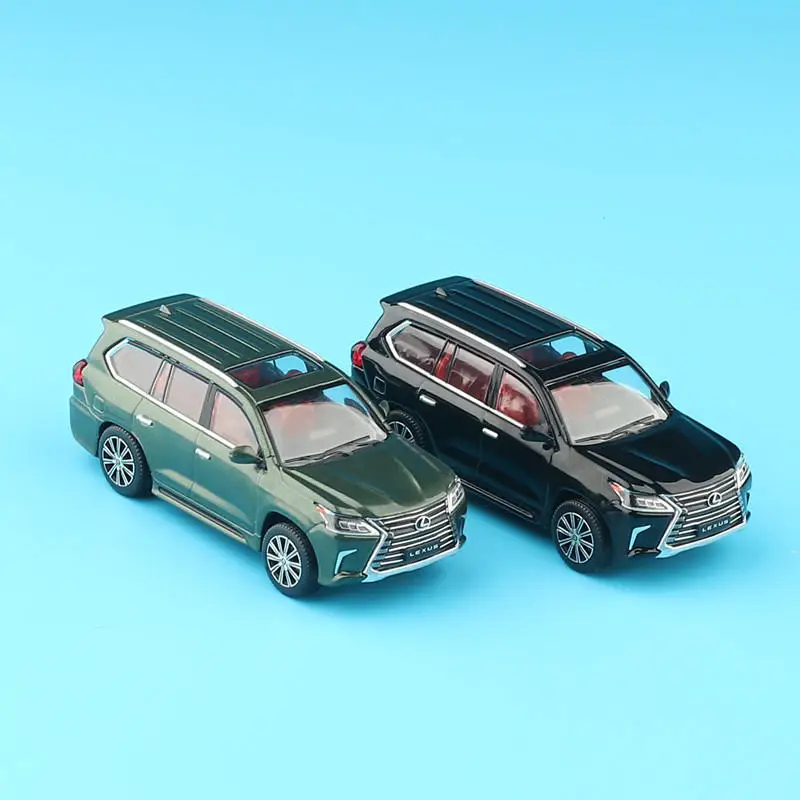 JKM 1:64 LX570 2016 SUV samochód ze stopu Diecasts i pojazdy zabawkowe Model samochodu miniaturowy model samochodu w skali dla dzieci