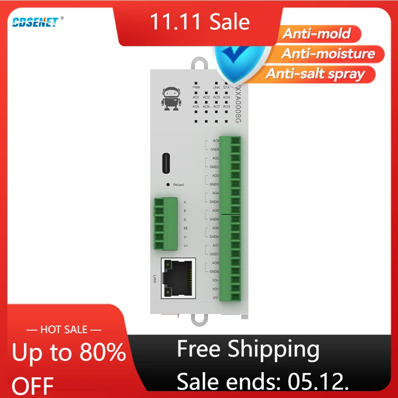 modulo-io-remoto-analogico-de-conmutacion-8ao-rs485-ethernet-0-20ma-4-20ma-cdsenet-m31-xxxa0008g-modbus-facil-expansion-dc-9-36v