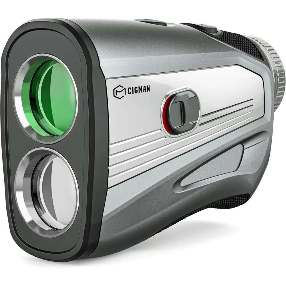 

Golf Laser Rangefinder with Slope,850 Yards Rechargeable Golf Range Finder Magnetic,Continuous Scan,7X Magnification