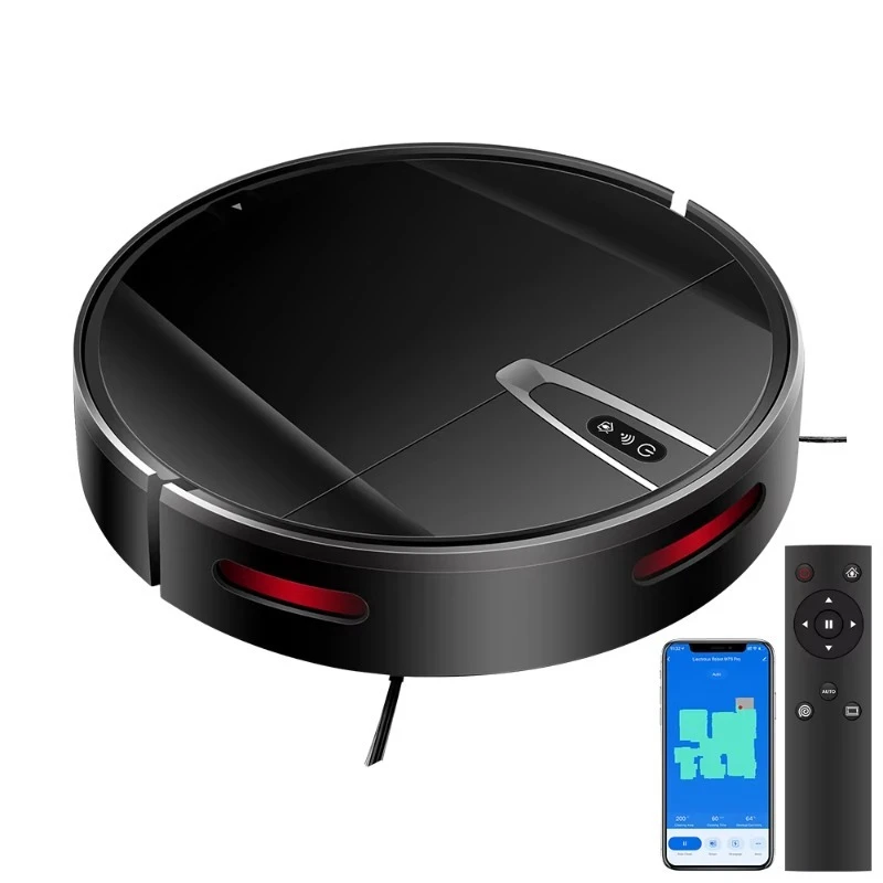 หุ่นยนต์ดูดฝุ่นถูพื้นแบบเปียก พร้อมระบบ Smart Mapping, แอป WiFi, มอเตอร์ไร้แปรงถ่าน เหมาะสำหรับขนสัตว์เลี้ยง พรม และพื้น