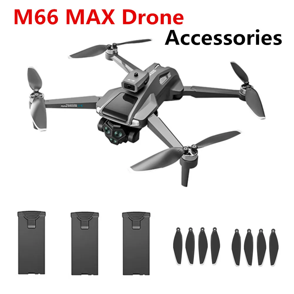 M66 MAX Drone Battery 3.7v 3000mAh / Propeller Maple Leaf / For M66 MAX Drone M66 MAX Battery Spare Part