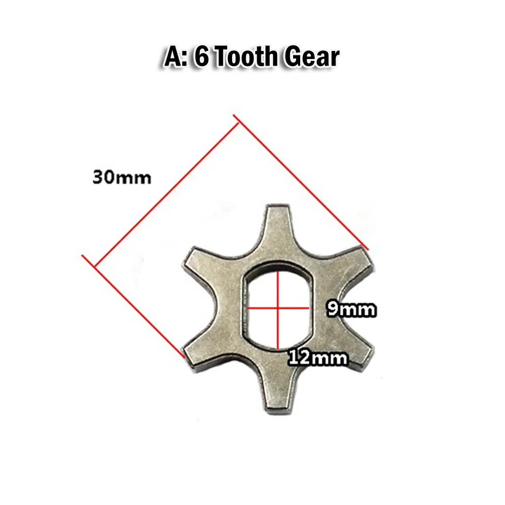 Gear Sprockets Drive Replace Sprocket For 5016 Gear Asterisk  6 Teeth Electric Chainsaw Chain Angle Grinder Electric Saw Gear