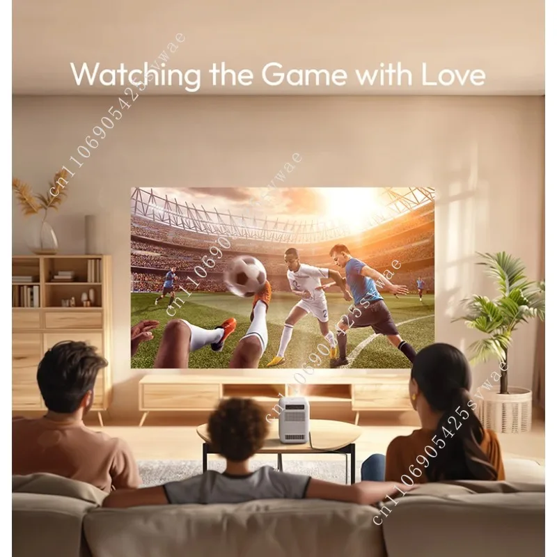 الحب U4 الغبار الذكية اللاسلكية 3D LCD فيديو أندرويد IPTV صمام ثنائي باعث للضوء جهاز عرض المسرح المنزلي مع فن النسيج