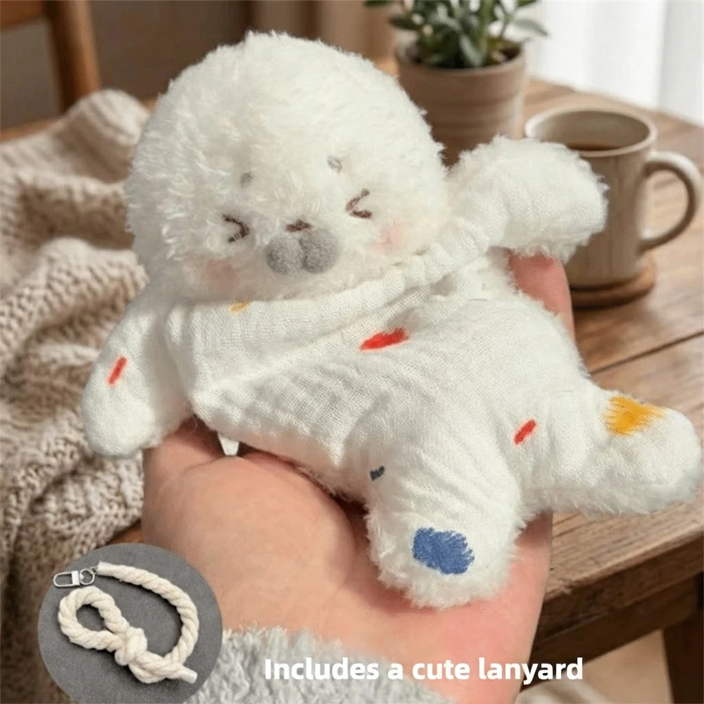 

Милые плюшевые игрушки-тюленья на веревке: забавные сенсорные подвесные куклы для снятия стресса, мягкие игрушки-мешочки, подарок