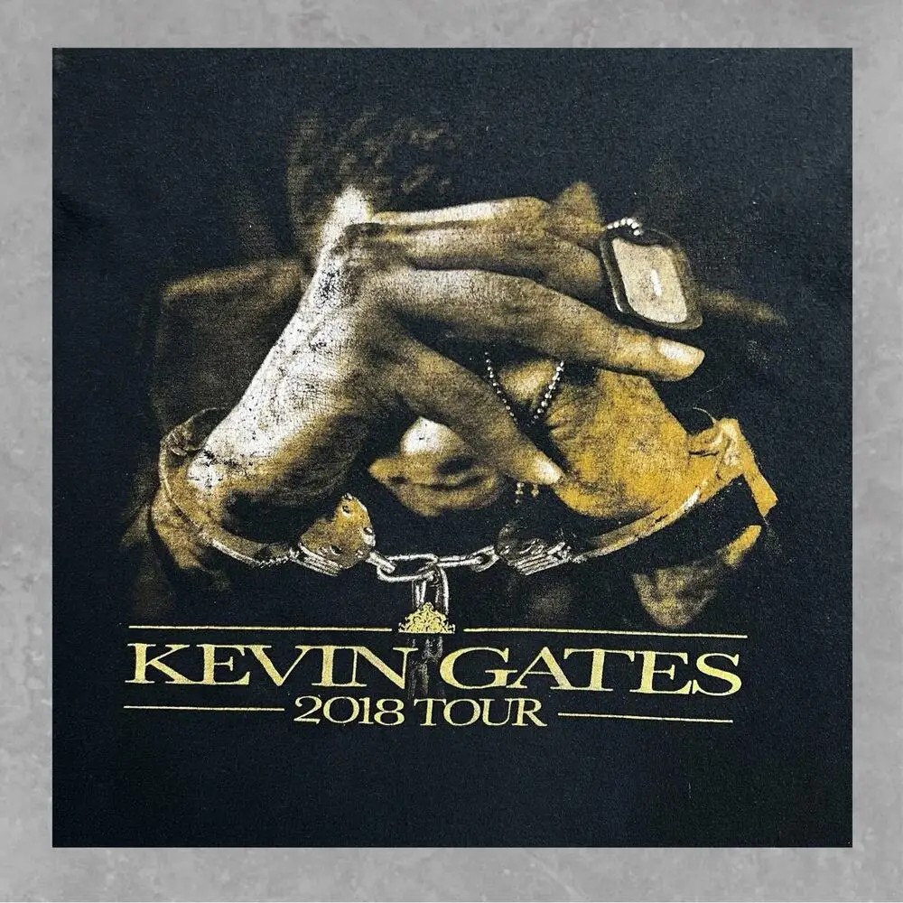 Black Kevin Gates 2018 Tour T-shirt Size M