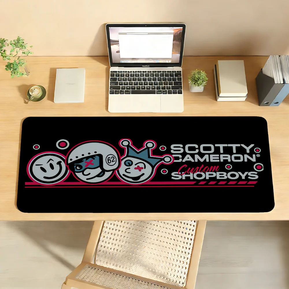 S-Scotty-Y Logo C-Cameron Mouse Pad Computer Laptop Rubber Non-slip Mouse Mat Mousepad Gamers Decoracion Desk Mat