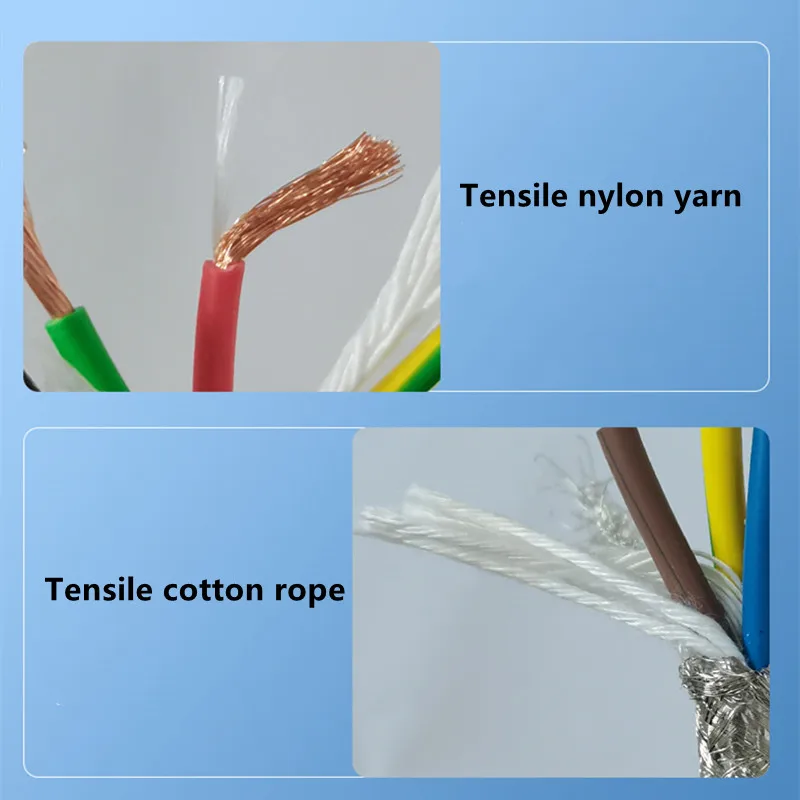 18AWG Polyurethane High Flexible Shielded Wire 2-20cores Pur Sheath Bending Resistant Acid And Alkali Resistant Drag Chain Cable