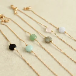 Natural Stone Bracelet For Women Chic Stainless Steel Bracelet Party Wedding Jewelry Girls Gift Women's Gift Elegant Bracelet