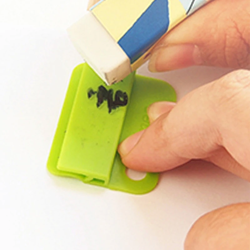 6pcs/set Plastic colored file book cover clips, multi-functional and flexible clips, stationery notebook clips view 3