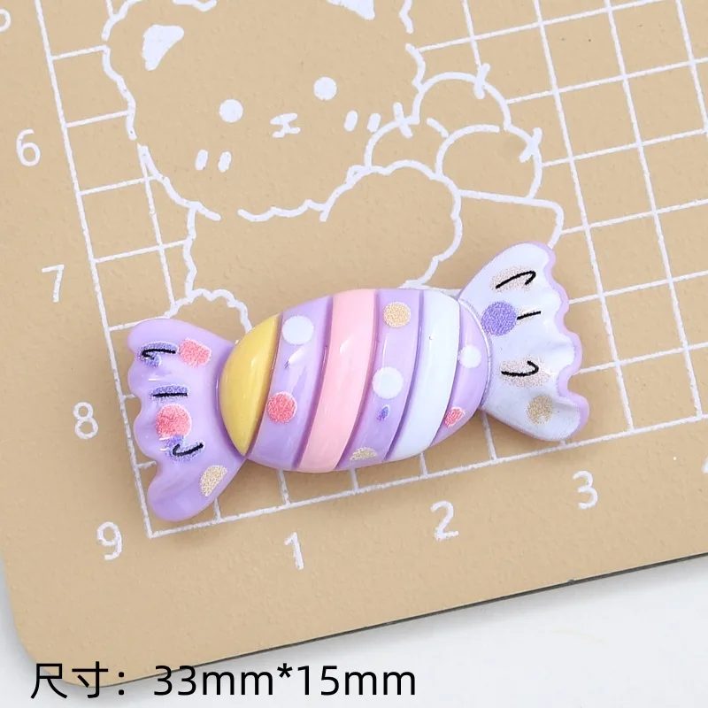 100pcs New Cute Kawaii Halloween Pumpkin Ghost Candy Resin Flatback Cabochon Scrapbook Embellishments Accessories