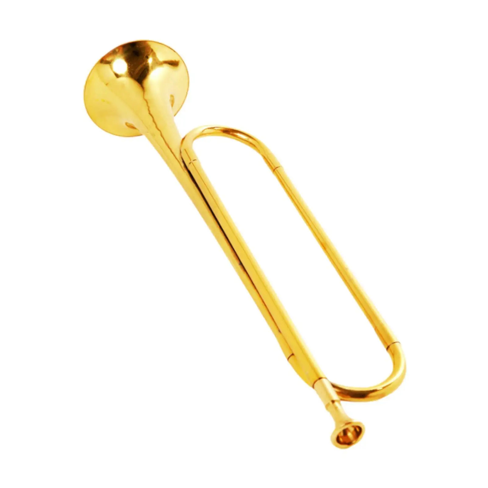 

Marching Bugle Brass Instrument C Key Band Trumpet Long Sound Projection for School Orchestra Practice