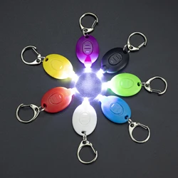 Mini High Bright Led Keychain light 22000mcd Multicolored Portable Hiking Travel Night Key chain lamp Stairs Emergency Lighting