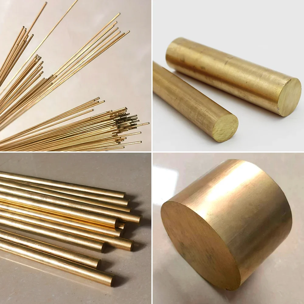 1-30pcs Brass rod diameter Φ0.8mm-22mm length 300mm 500mm Straight brass Solid bar Brass round rod 0.8 1 1.2 1.5 2 2 3 4 -22mm