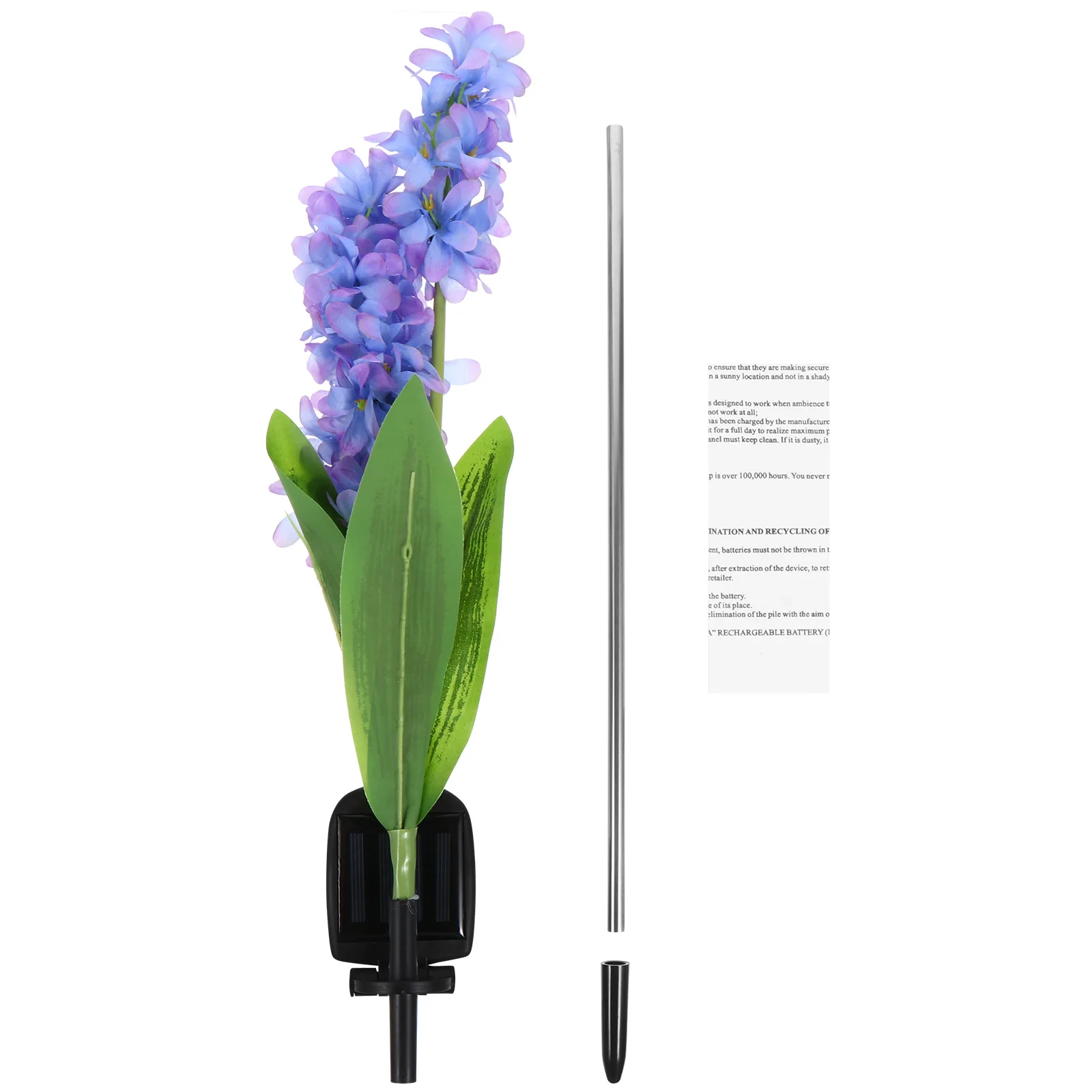 

Hyacinth Solar Light Outdoor Garden Lights Lawn Decoration Night L Accessories Purple Flower Lamp Waterproof