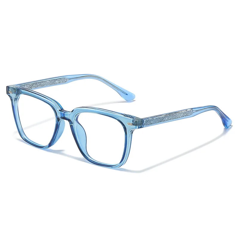 Korean version of the new box blue - proof glasses men's and women's temperament decorative glasses frame