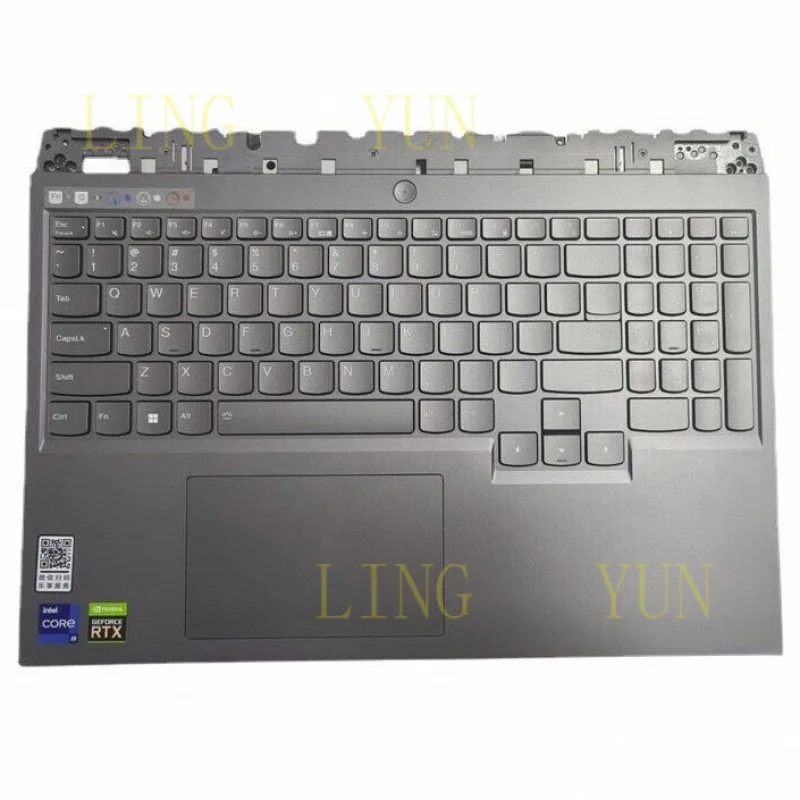 Z  For Lenovo Legion 5 Pro 16IAH7 Palmrest RGB US Keyboard Touchpad 5CB1H18356
