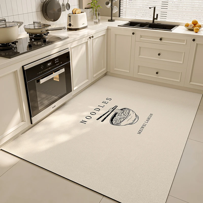 Rug for Kitchen Super Absorbent Non-slip Floor Mat Minimalist Style Large Size Carpet Diatom Mud Mats Home Decoration Rugs 주방 카펫
