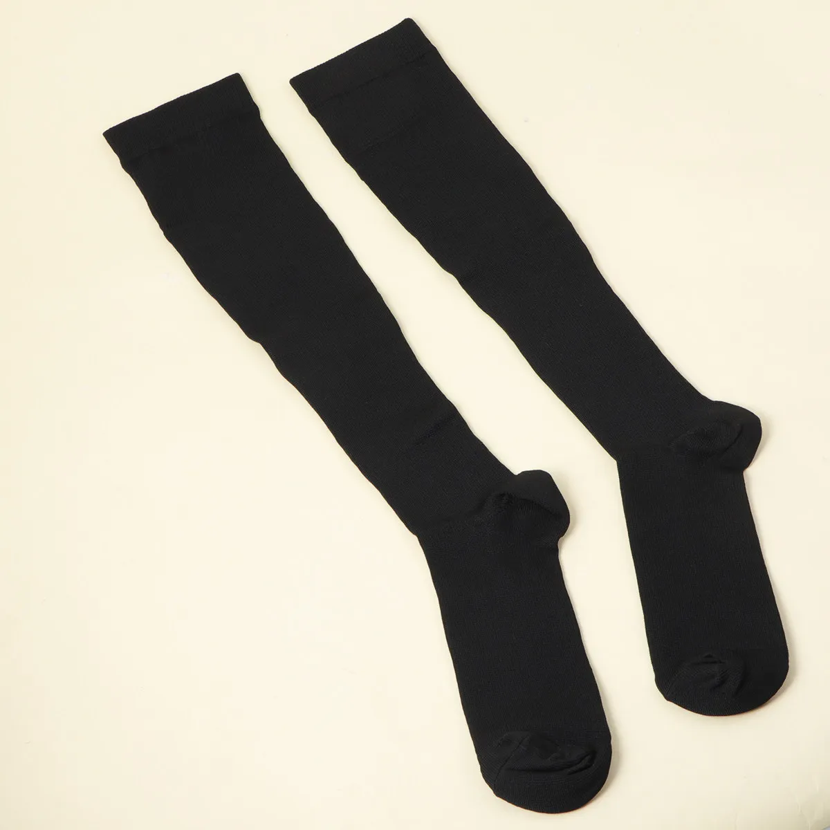 1Pair Mid-Calf Compression Socks for Men Women Breathable Elastic Sport Recovery Socks Reduce Swelling Fatigue Running