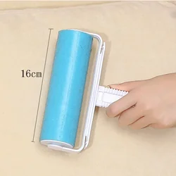 Large High quality New Washable Reusable Clothes Hair Pet Hair Sticky Roller Household Cleaning Portable Hair Remover Rolle