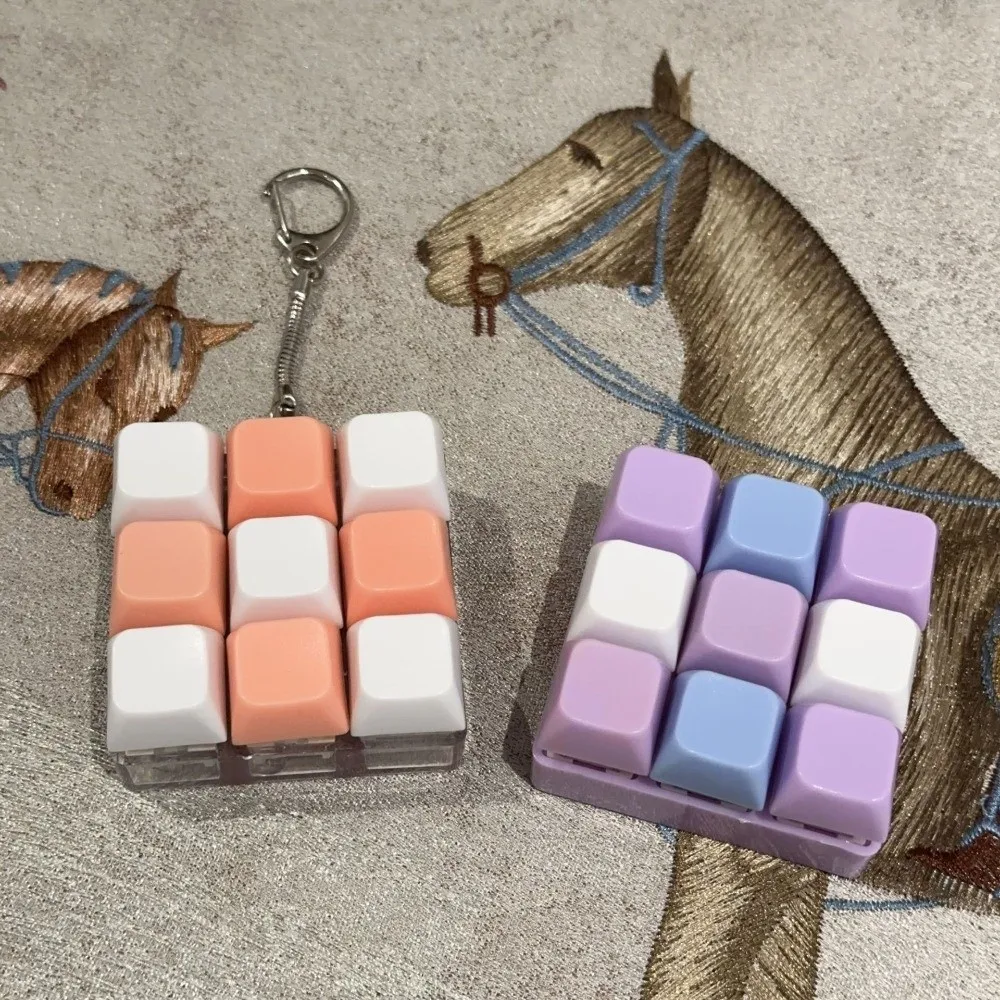 リラックスできる 2/3/6/9 キーキーボードキーキャップストレスリリーフフィジェットキーホルダー時間を過ごすガジェットクリッカーおもちゃ大人