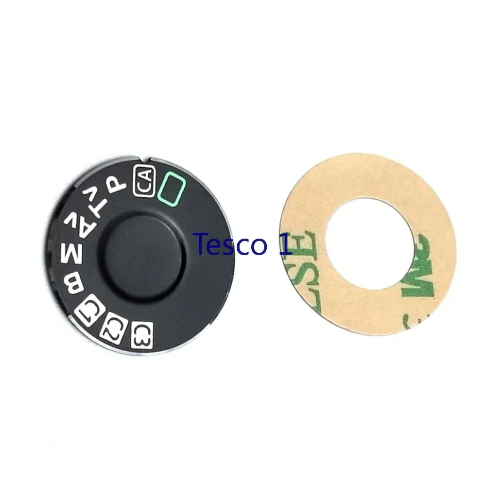 New Top Cover Function Dial Model Button Label for Canon EOS 5D2 5DII 5D Mark II with Adhesive Tape Camera Repair Part