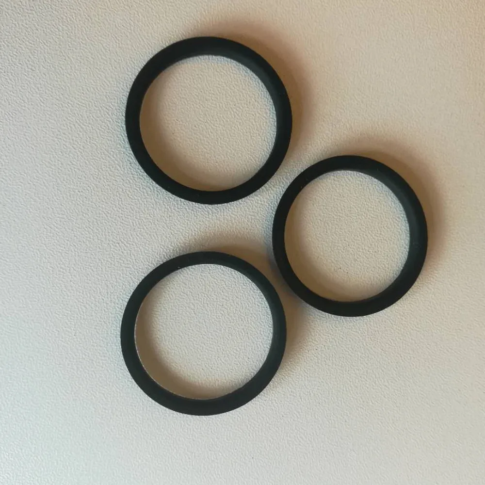 ICafilas Black Cover Accessorie Silicone O-rings For Upgrade Version Nespresso Stainless Steel Refillable Capsules Body Cup