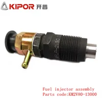 Conjunto de inyector de combustible KM2V80 compatible con generador KIPOR KDE12EA KDE12EA3 KDE12STA KDE12STA3 KM2V80-13000 boquilla de inyección de combustible