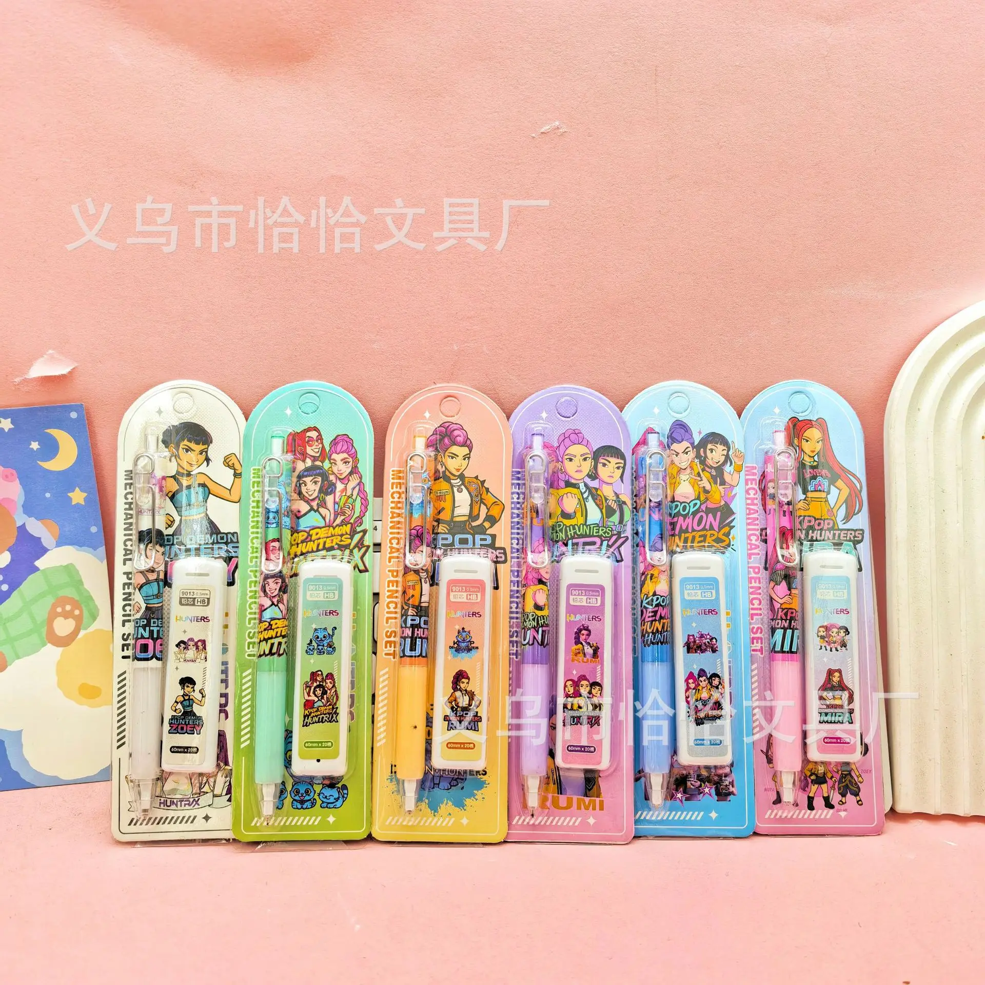 

KPOP Witch Hunt automatic pencil set Hanman with pencil refill without sharpening press pencil activity pencil