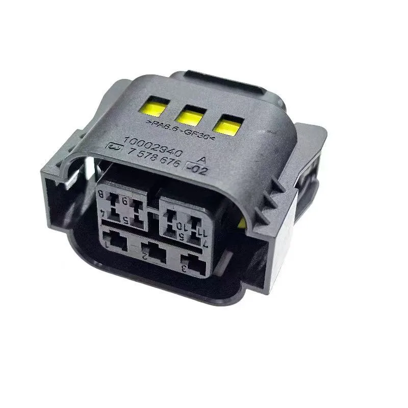 16 Pin Utomotive Connectors Car N Series Engine Computer Board Connector 10002940 7578676-02 10001310-07 Pa6.6-Gf30 For BMW
