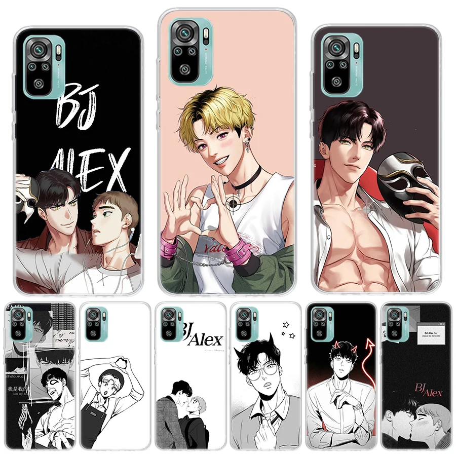 Anime B-J-Alex Silicon Call Phone Case For Xiaomi Redmi Note 13 12 12S 11 11S 10 10S 11T 11E Pro Plus 9 9S 9T 8 8T 7 Cover Call 