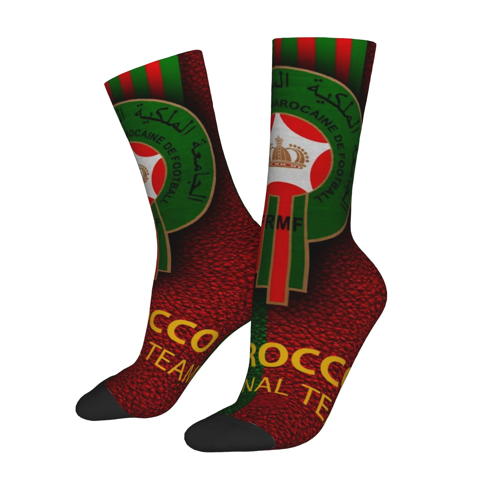 Hip Hop Retro Morocco Crazy Men's compression Socks Unisex  Harajuku Pattern Printed Funny Sock Match Day Essentials