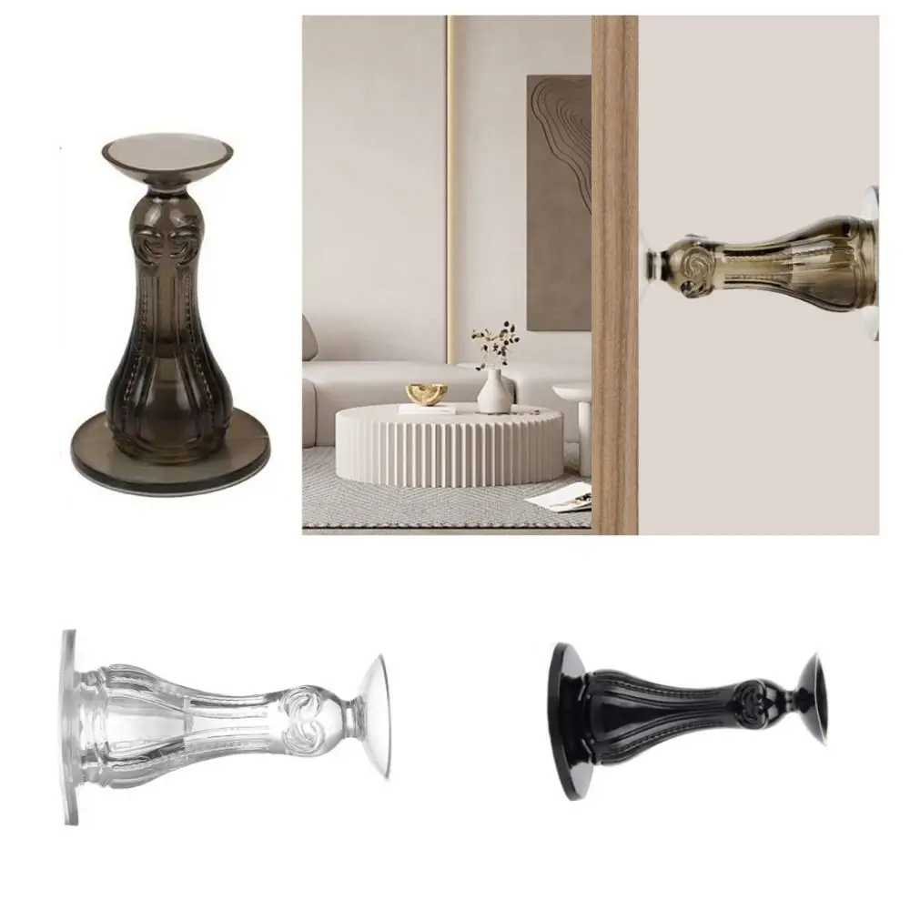 クリエイティブなノンパンチドア吸着バンパー、衝突防止ドアストッパー、安全シリコン製ドアストップ、寝室用